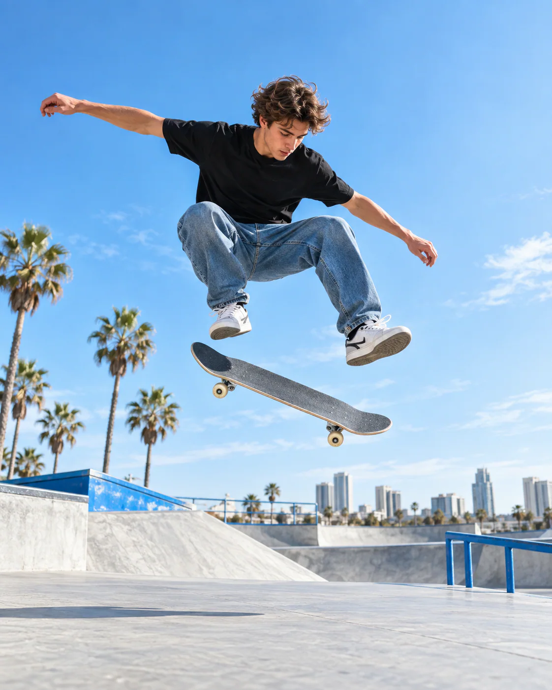 Skater creator mid-trick